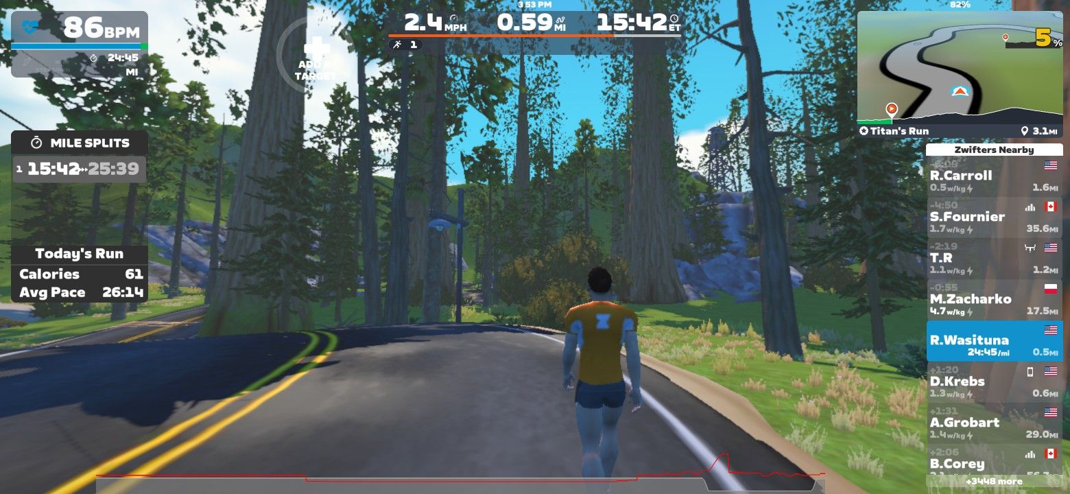 Zwift Titan's Run